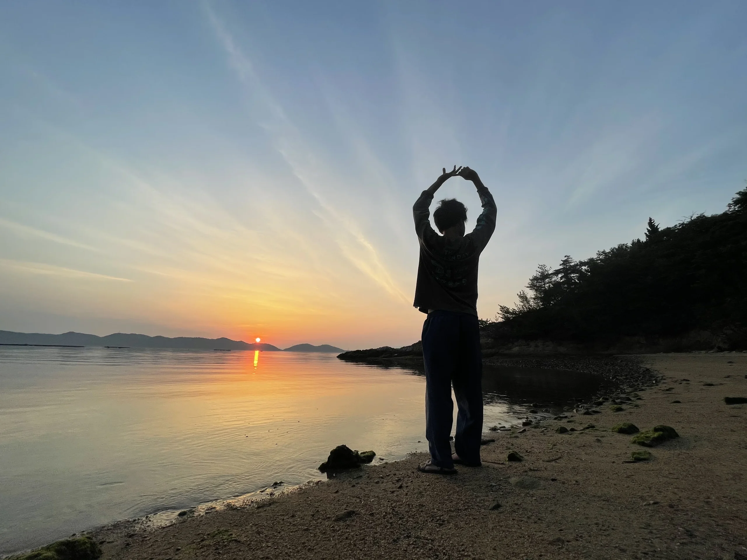 穏やかな瀬戸内の海