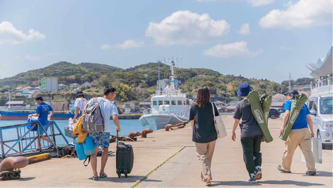 船でしか行けない、壱岐島内の極上のプライベートビーチ。